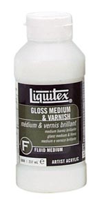 Gloss Medium/Varnish, 237ml./8 oz.