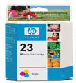 HP #23 Tri-Color InkJet Print Cartridge (Twin-Pack) (1,280 Yield)