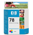 HP #78 Tri-Color InkJet Print Cartridge (450 Yield)