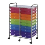 BLUE HILLS STUDIO™ Multi-Color Storage Carts