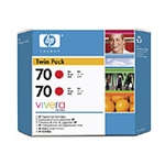 HP #70 Ink Twin Pack