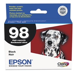 EPSON (98) Claria High-Yield Ink, Black