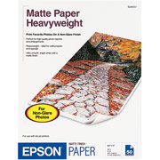 EPSON Matte Paper Heavyweight 8.5" x 11" (50 sheets/pkg)