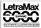 Bainbridge 6000 Supreme Solid White Illustration Board