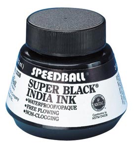 SPEEDBALL® Super Black® India Ink