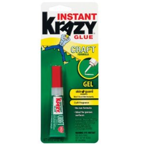 Elmer's Instant Krazy Glue All-Purpose Single Use Tube 2pk