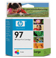 HP #97 Large Tri-Color InkJet Print Cartridge (450 Yield)