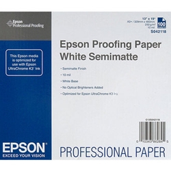 Commercial Proofing Paper, White Semi-matte 13 x 19 (100sheets/pkg)