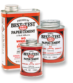 BEST-TEST White Rubber Paper Cement